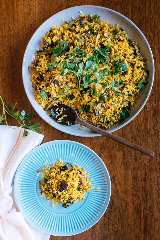 Garlic Mushroom Rice