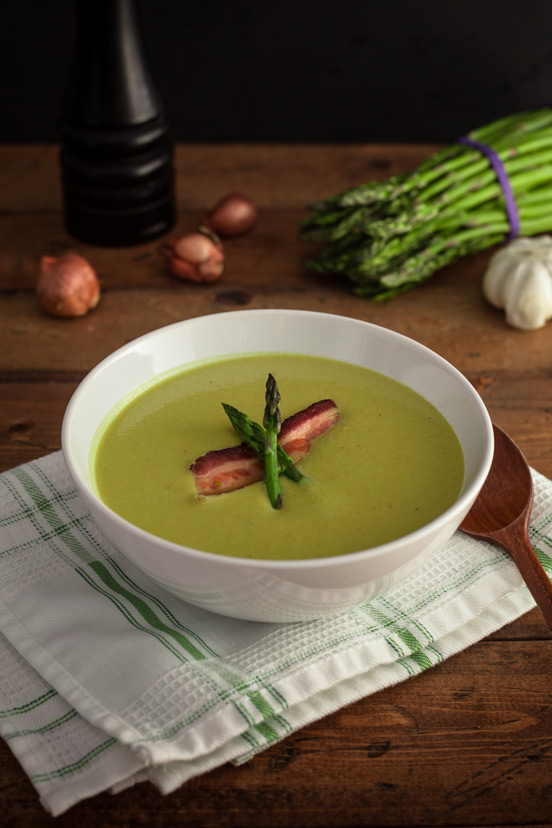 Asparagus & Bacon Soup