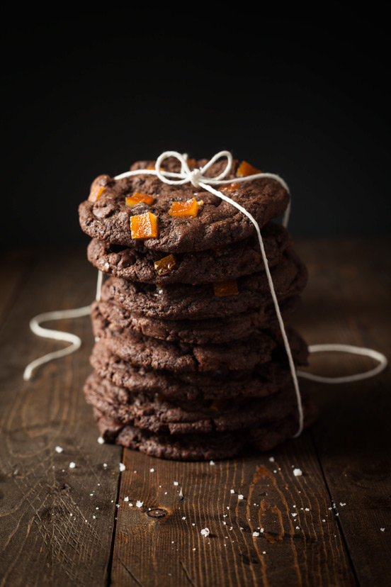 Candied Orange Peel & Chocolate Chunk Cookies