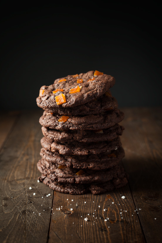 Candied Orange Peel & Chocolate Chunk Cookies