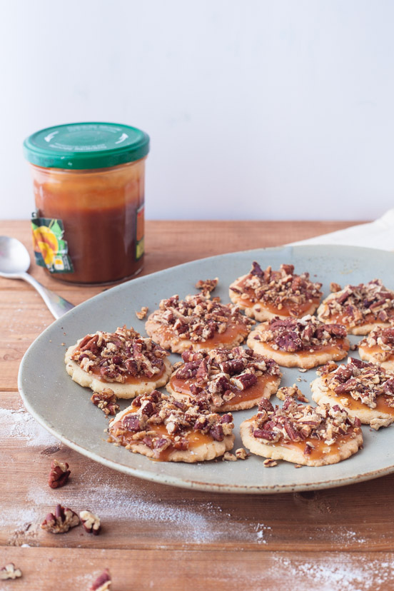 Salted Caramel Pecan Cookies